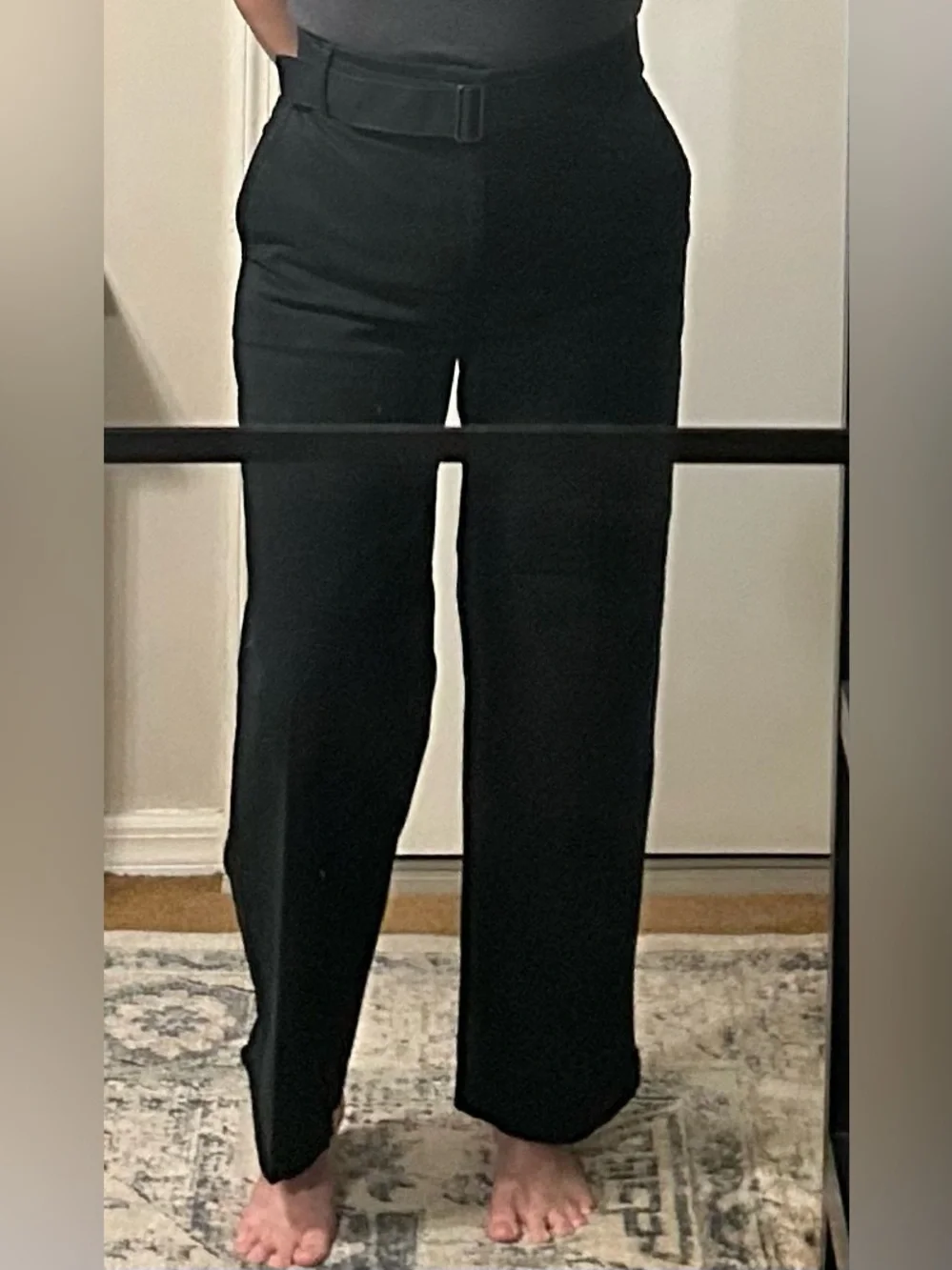 Banana Republic Ultra High Rise Authentic Chino Pants - Black